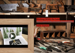 Slide of a tool bench with woodshop tools