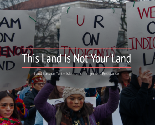 Native American Rights Protest image